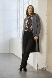 Ze-Ze Amy neuletakki 500952, harmaa