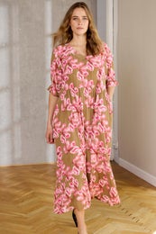 Ze-Ze Doma 066 mekko 501066, pinkkikirjava