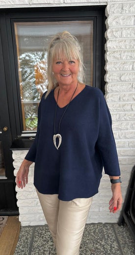 Carlu neule 26610,  sininen