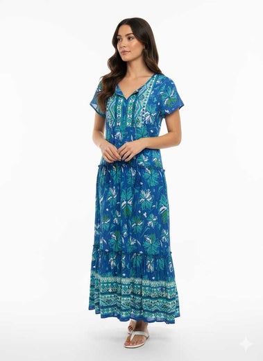 One Summer Maxi mekko  DW130J, sininen